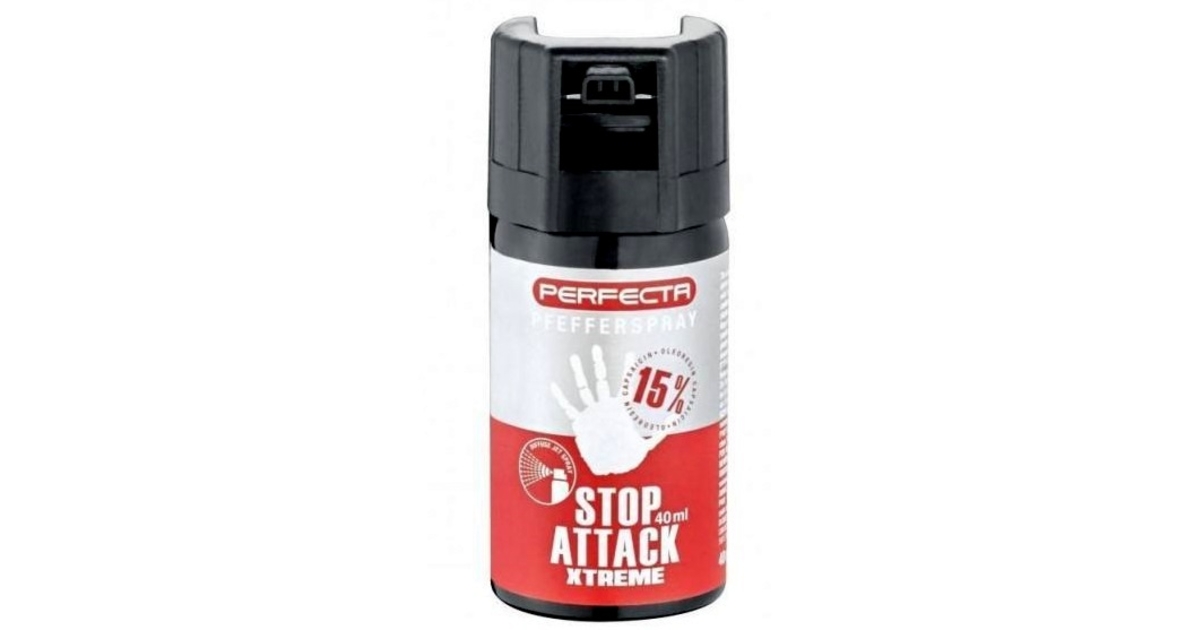 Bombe lacrymogène 40ml GAZ poivre Portée 6m - COUTEAU AZUR